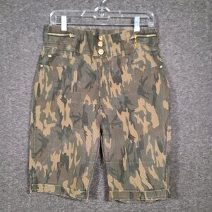 Kroix Denim Camo Women's Size 2X Bermuda Shorts